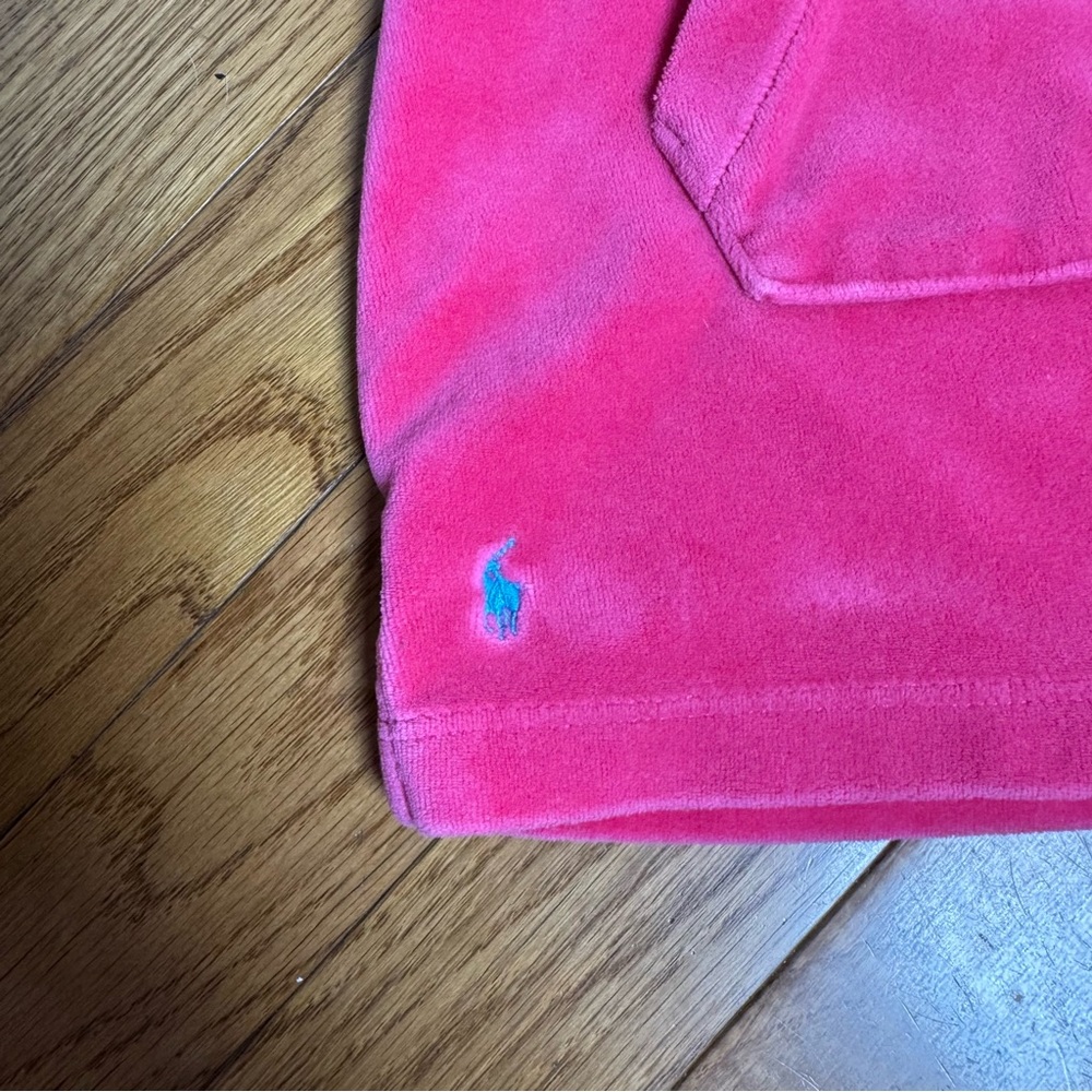 Ralph Lauren Girl Hot Pink Velour Mini Tennis Skirt With Pocket Sporty 90s Y2K 4 - Picture 2 of 7